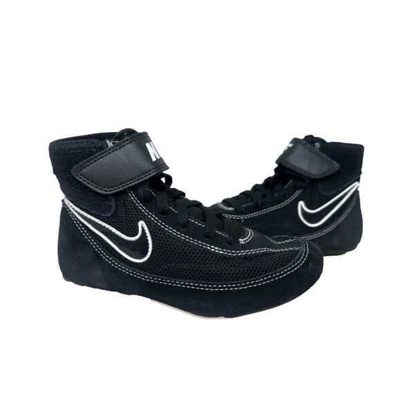 Nike Kids' Speed Sweep VII Wrestling Black/White Size: 3 366684-001 Lace up - Picture 1 of 5